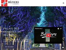 Tablet Screenshot of beziers-congres.fr